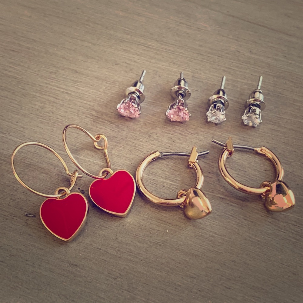 NEW BP Nordstrom ❤️ huggie earrings w/ CZ studs